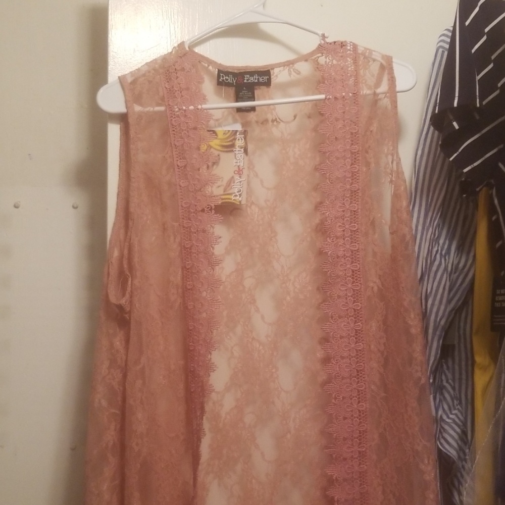 Lace style coveup